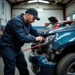 Car Body Repair Shop Inspection in Keighley