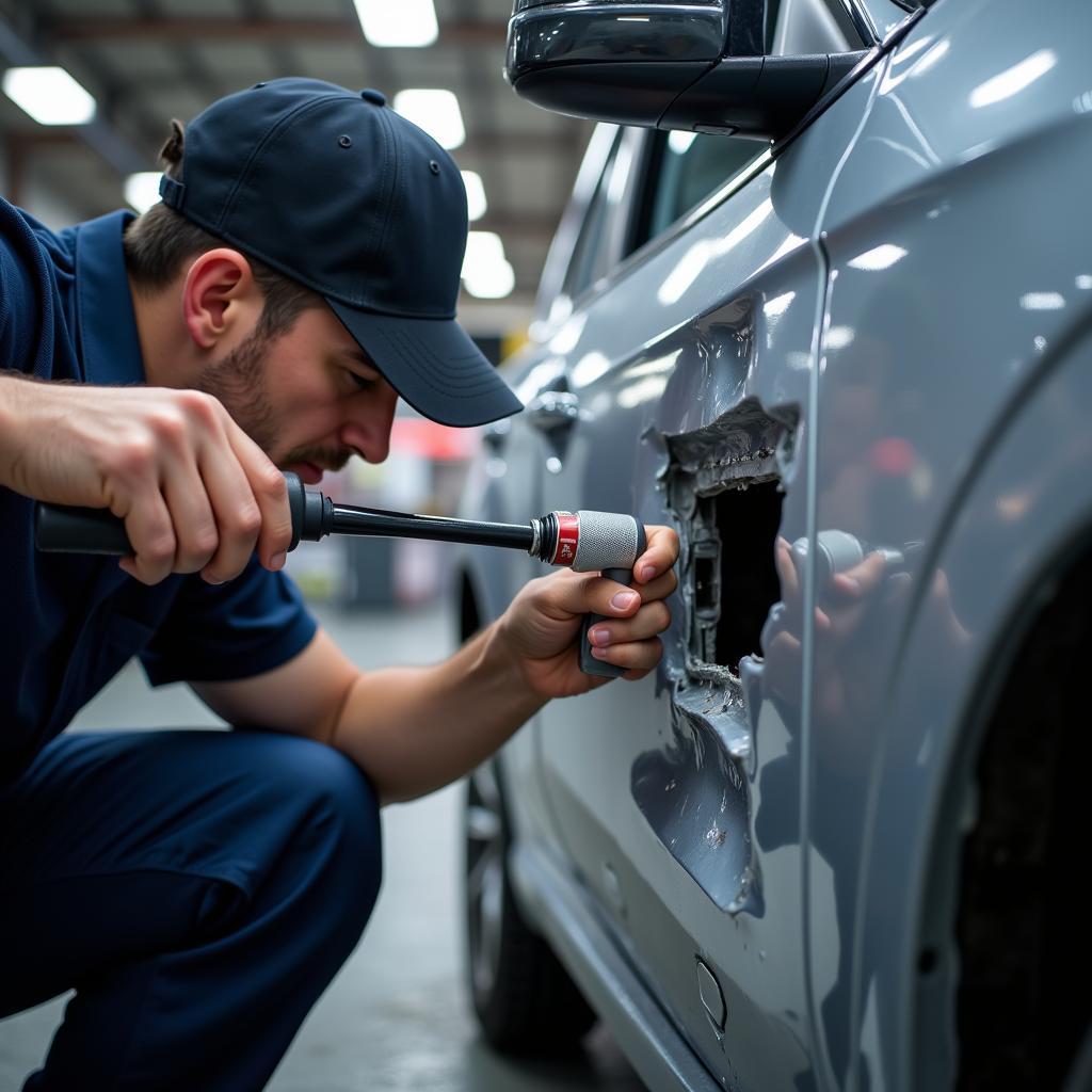 Car Body Repair Shop Inspection in Keighley