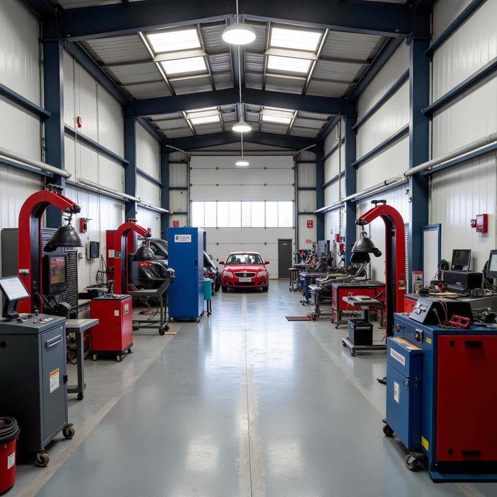 Car Body Repair Shop Leatherhead Equipment