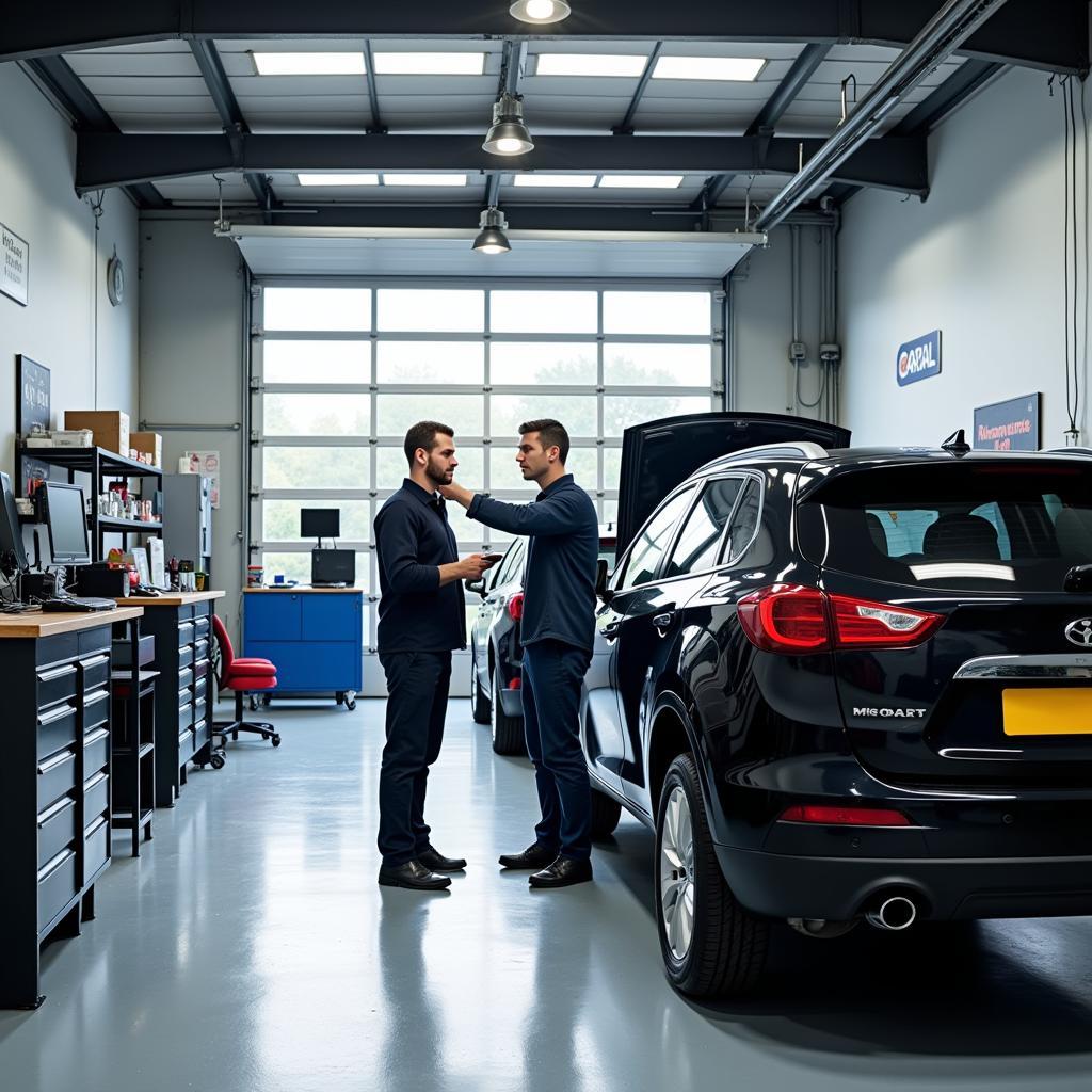 Modern Car Body Repair Shop in Little Downham