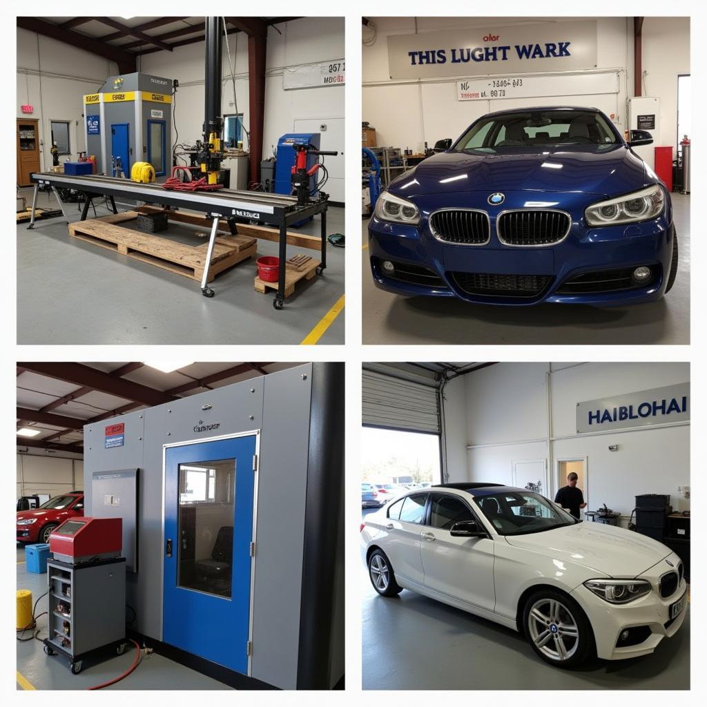 Modern Car Body Repair Shop Equipment in Luton