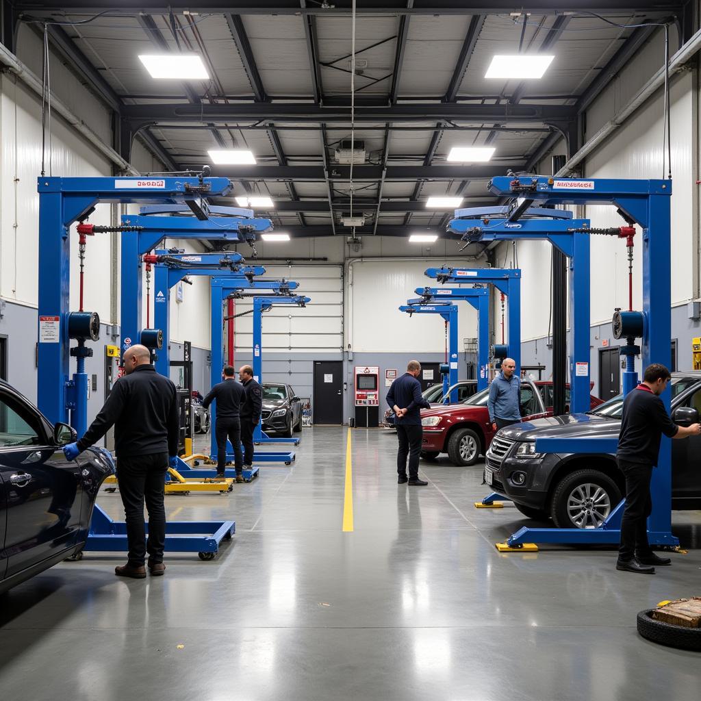 Car Body Repair Shop Manchester Interior