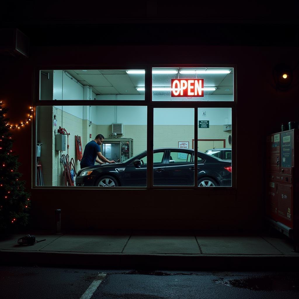 Car Body Repair Shop Open on Christmas Day