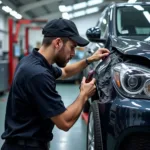 Car Body Repair Shop in Pudsey Conducting a Thorough Vehicle Inspection