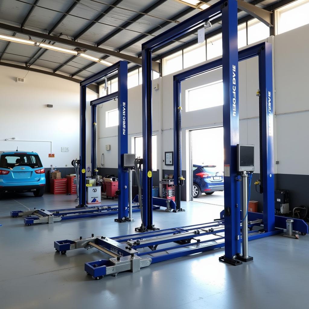 Modern Car Body Repair Shop in Rekendyke Industrial Estate