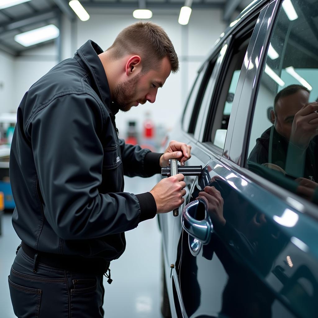 Car Body Repair Shop Rugby Inspection Process