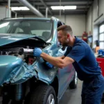 Car Body Repair Shop in Rushden: Inspection Process