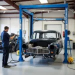 Modern Car Body Repair Shop in Stewarton with Advanced Equipment