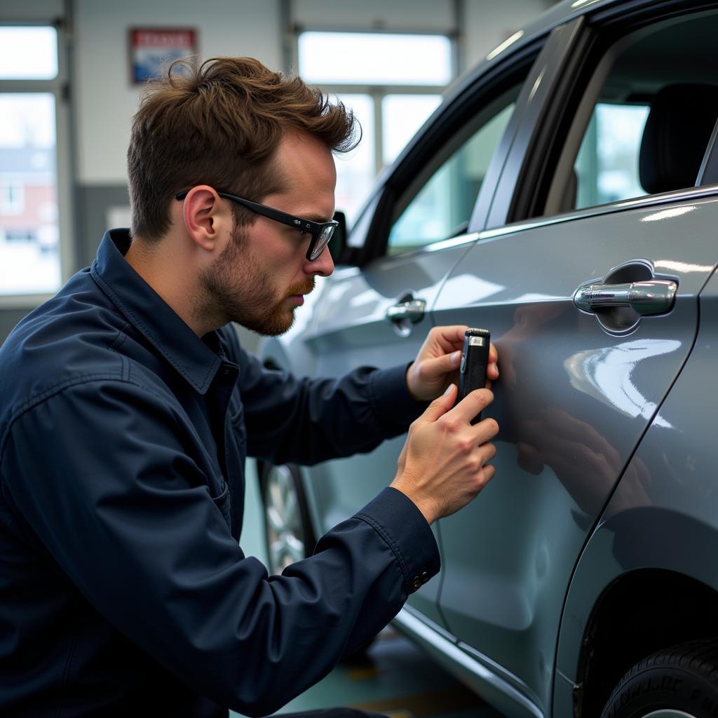 Car Body Repair Shop Taunton Inspection