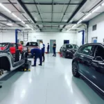 Modern Car Body Repair Facility in Westbury Wiltshire