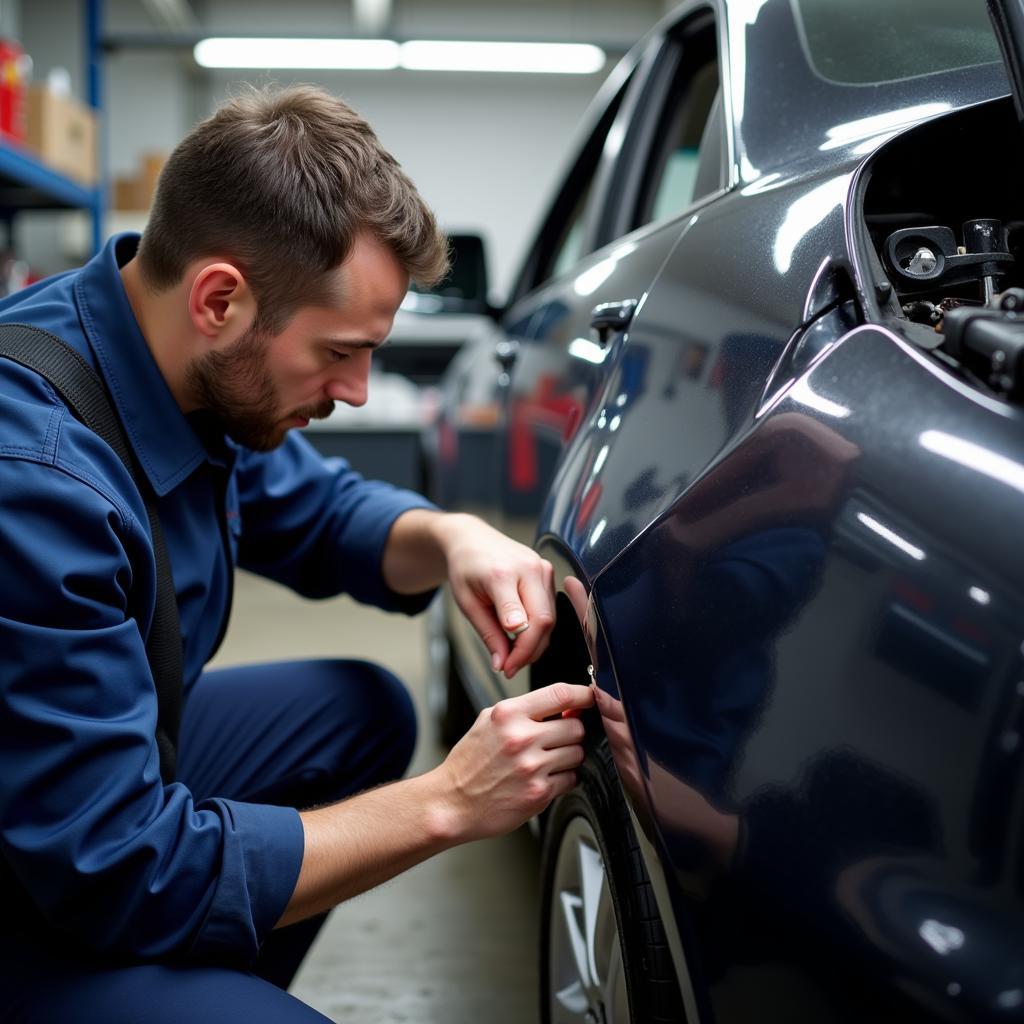 Car Body Repair Shop Wirral Inspection