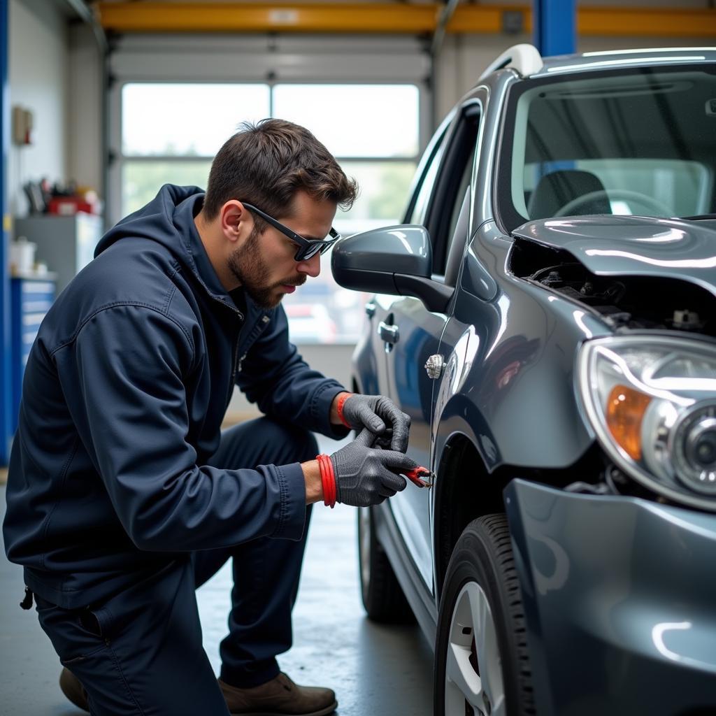 Car Body Repair Shop Inspection in Yate