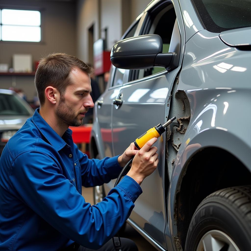 Car Body Repair Process in Southville