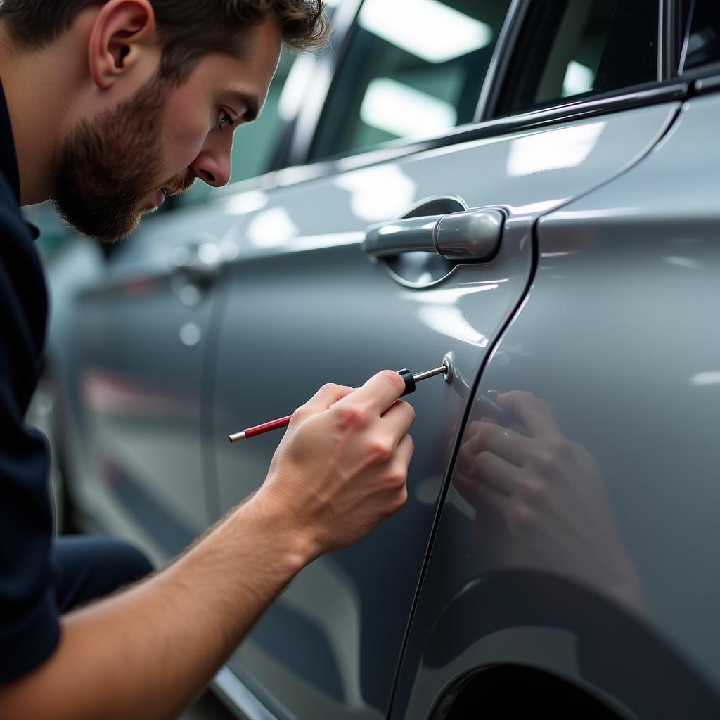 Car Body Repair St Albans: Fixing a Minor Scratch