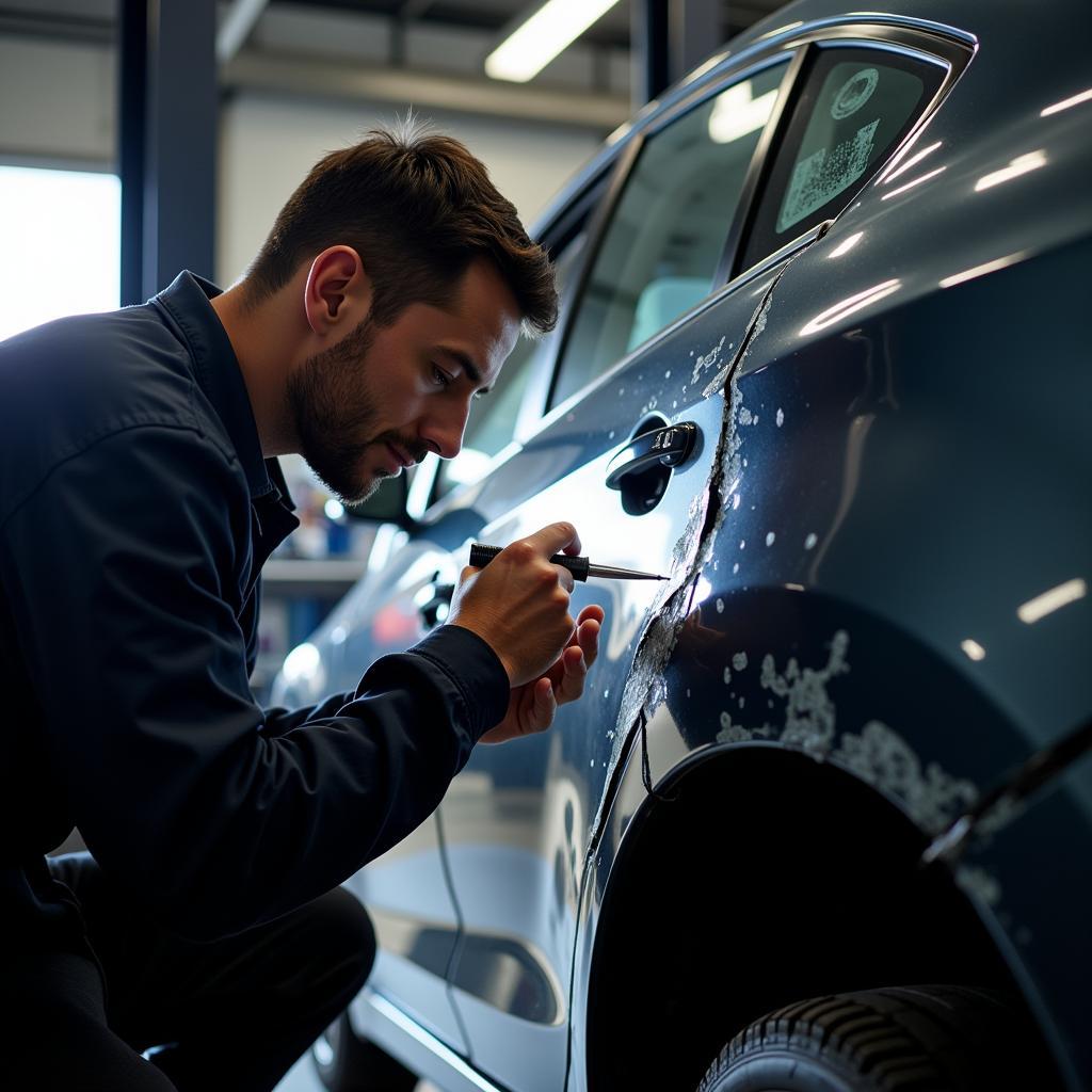 Assessing car body damage in Stamford for repair cost estimation