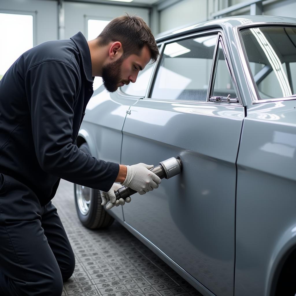 Car Painting Process in Streatham