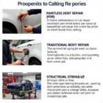 Car Body Repair Techniques Comparison