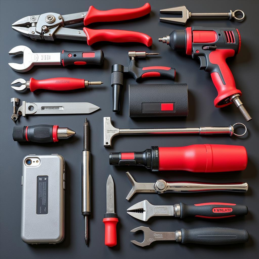 Tools and Equipment for Car Body Repair including CRO 5TB