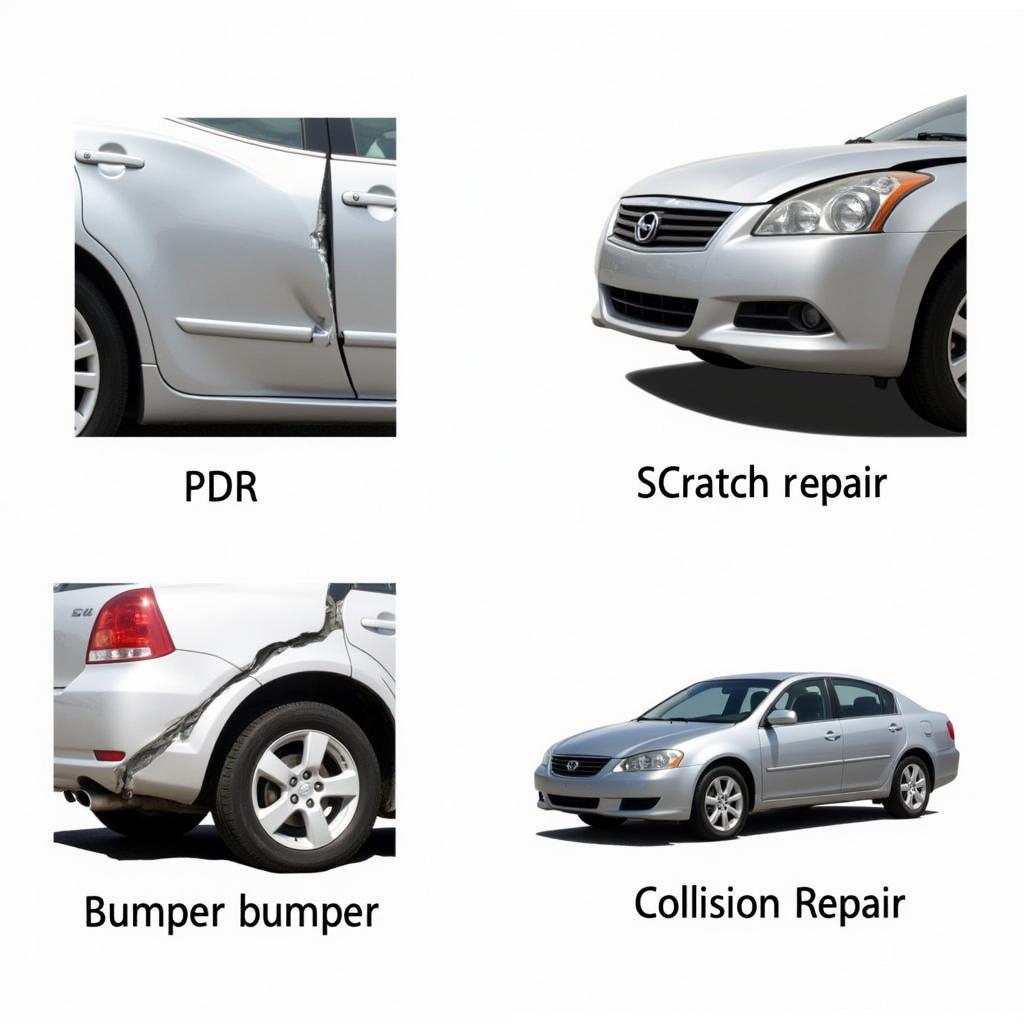 Different types of car body repairs in Avonmouth Bristol