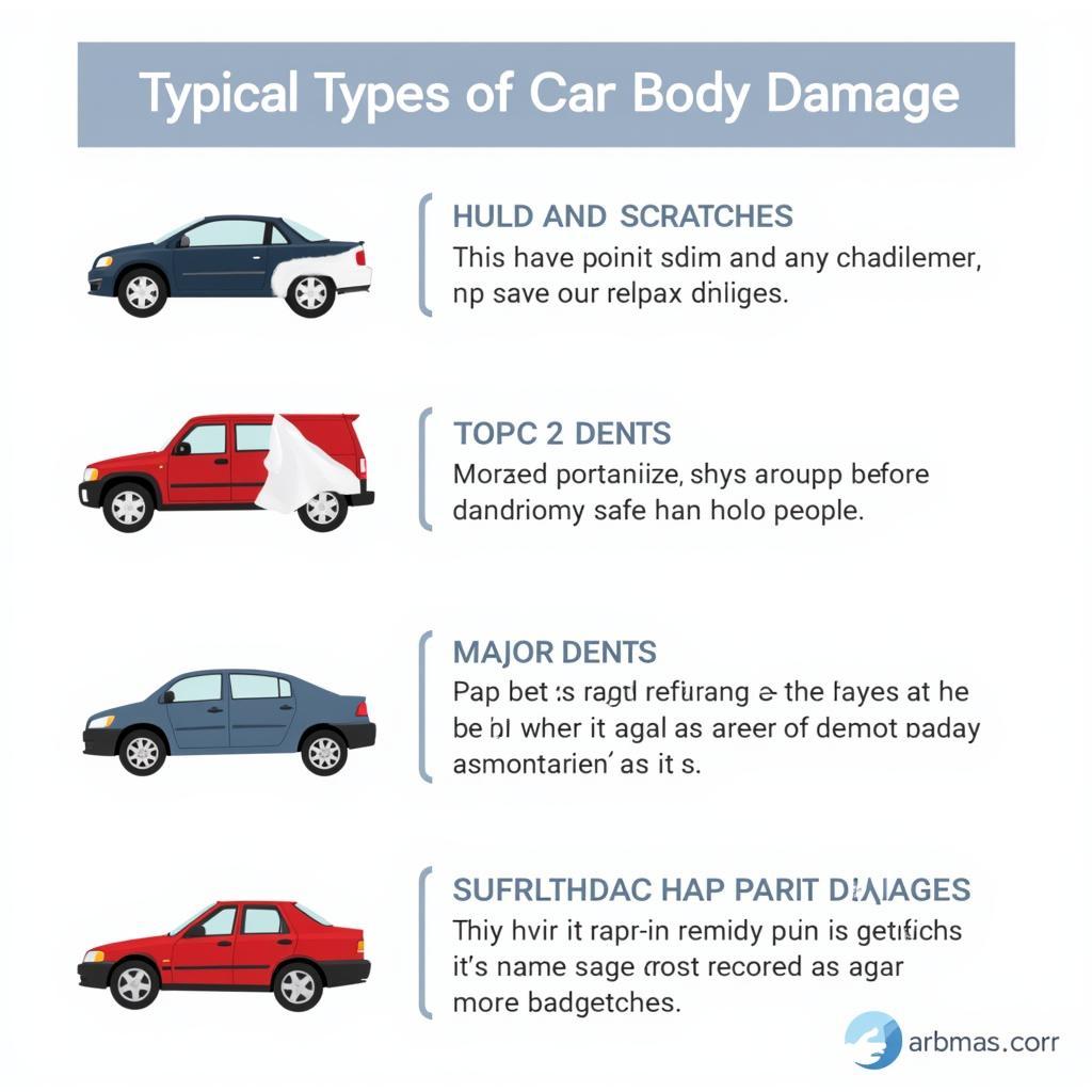 Types of Car Body Repairs in Crawley