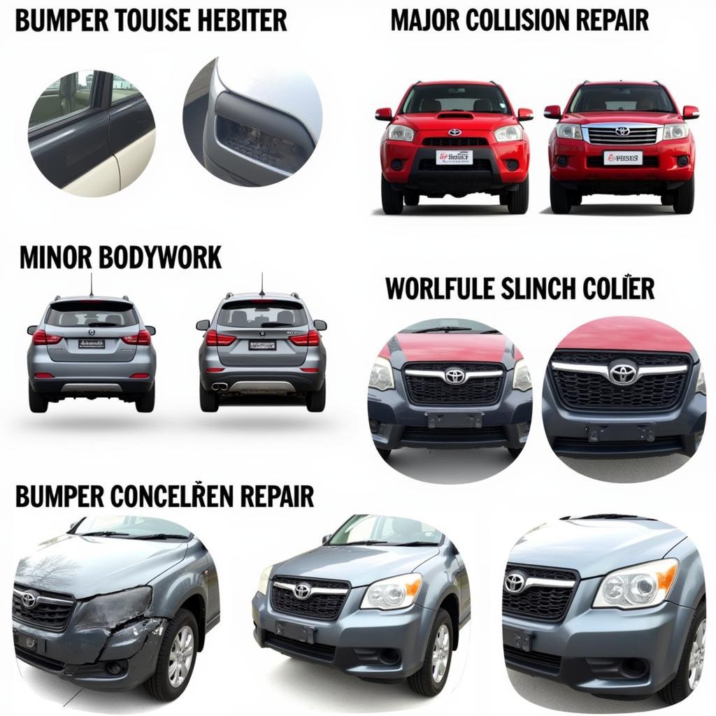 Types of Car Body Repairs in Kimbolton