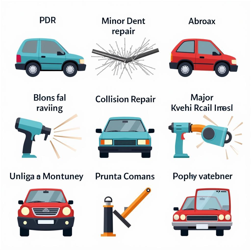 Different types of car body repairs available in Wyreside Lancashire