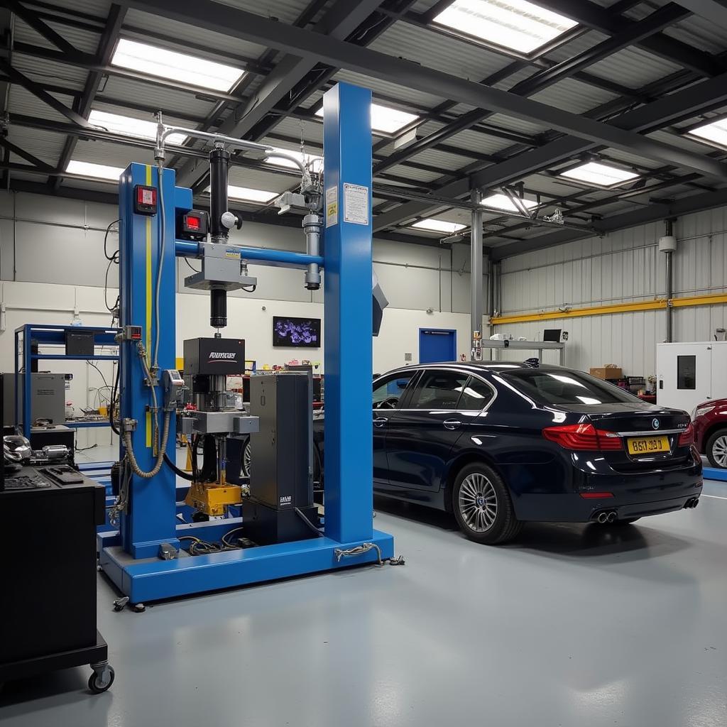 Modern Car Body Repair Equipment in Wymondham