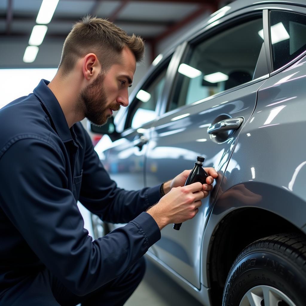 Car body repair inspection in Yardley Birmingham