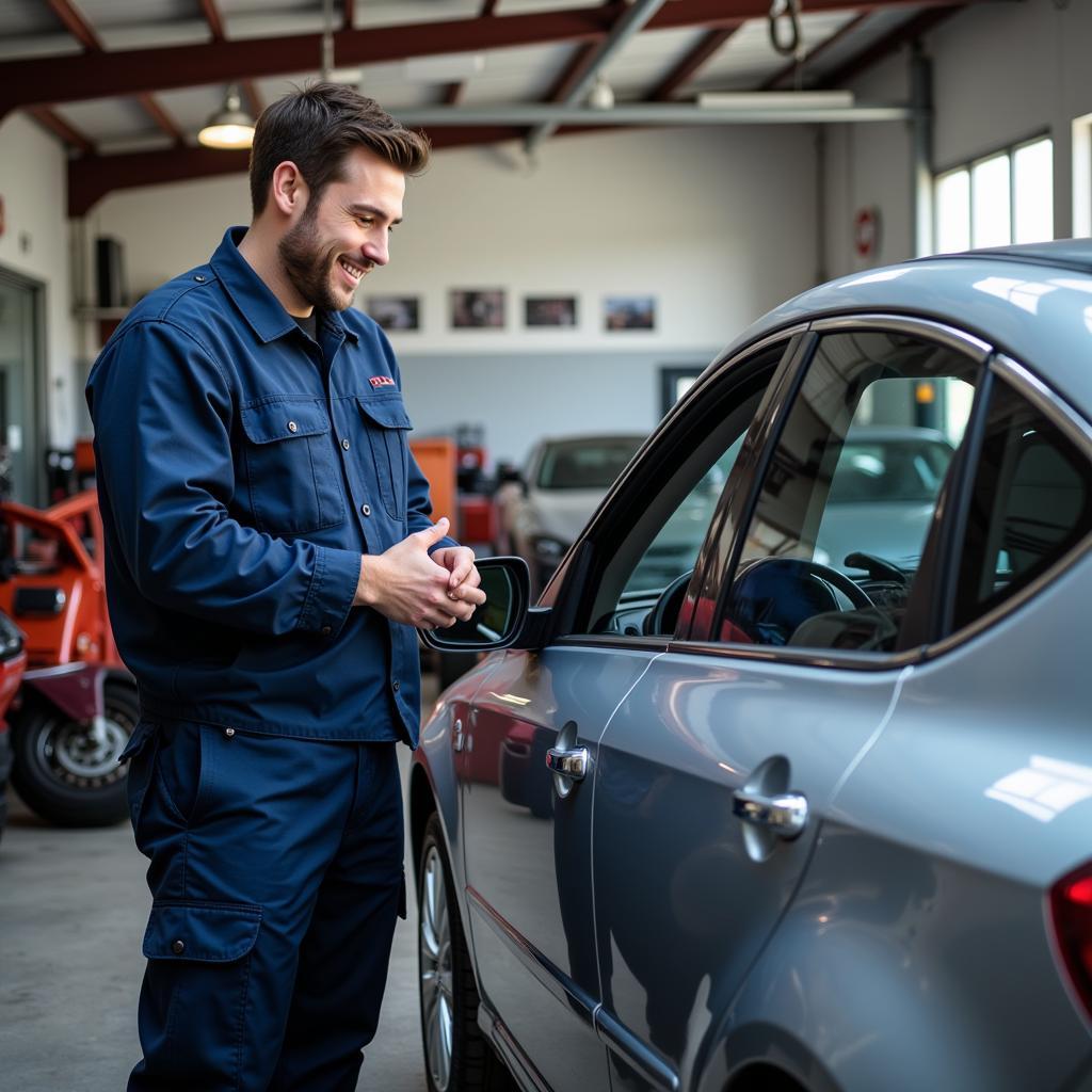 Car Body Repair Final Inspection Yiewsley