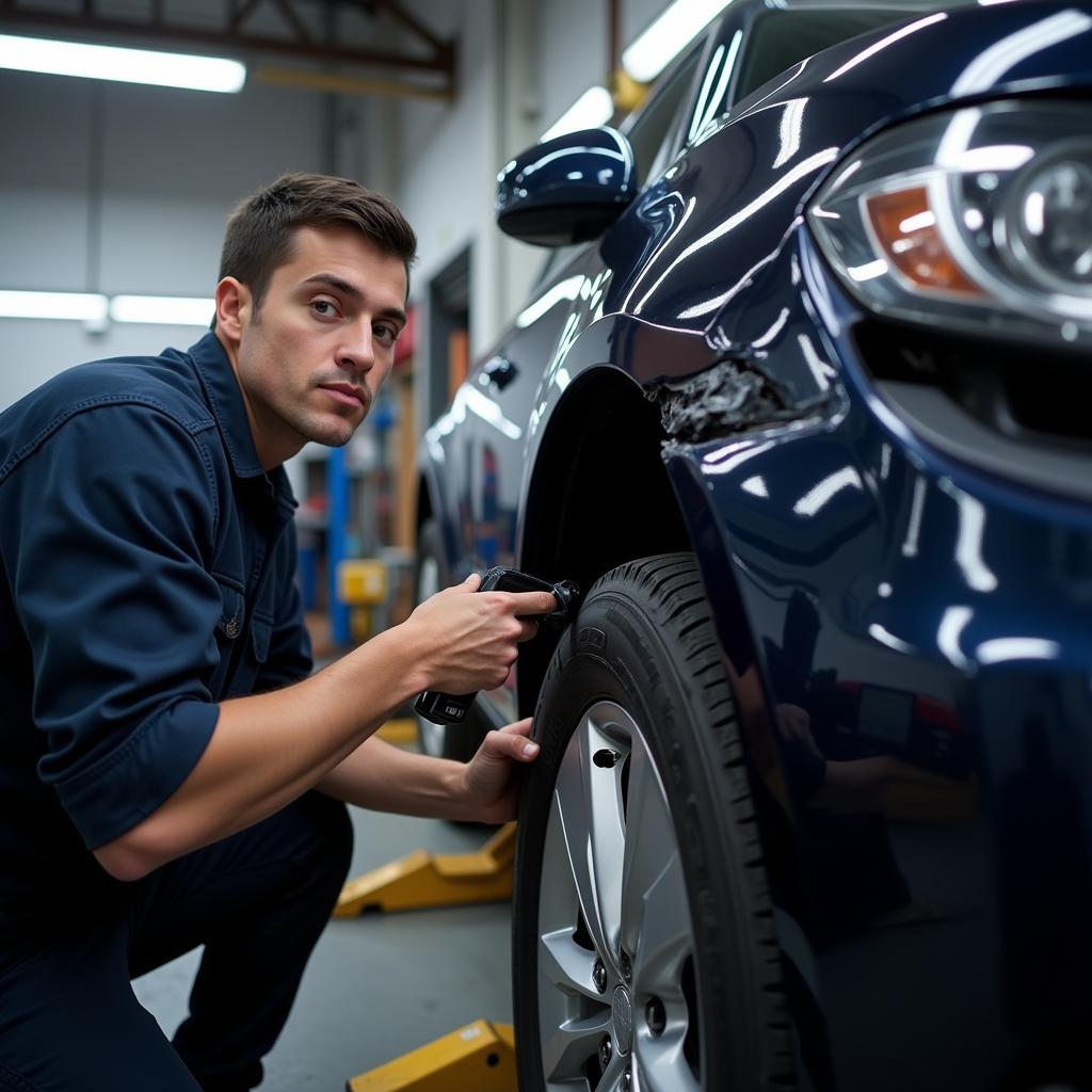 Car Body Repairs Neath Inspection