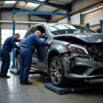 Collision Repair in a Hereford Car Body Shop