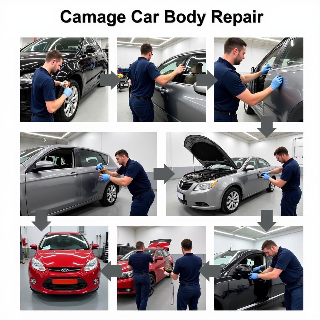 Car Body Shop Repair Process