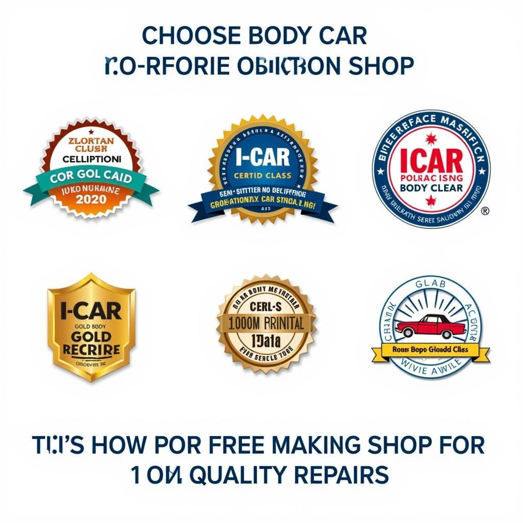 Car Body Shop Repair Sheffield Certification