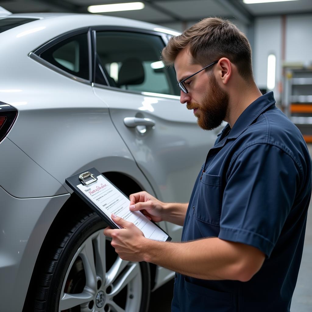 Car Bodyshop Final Inspection