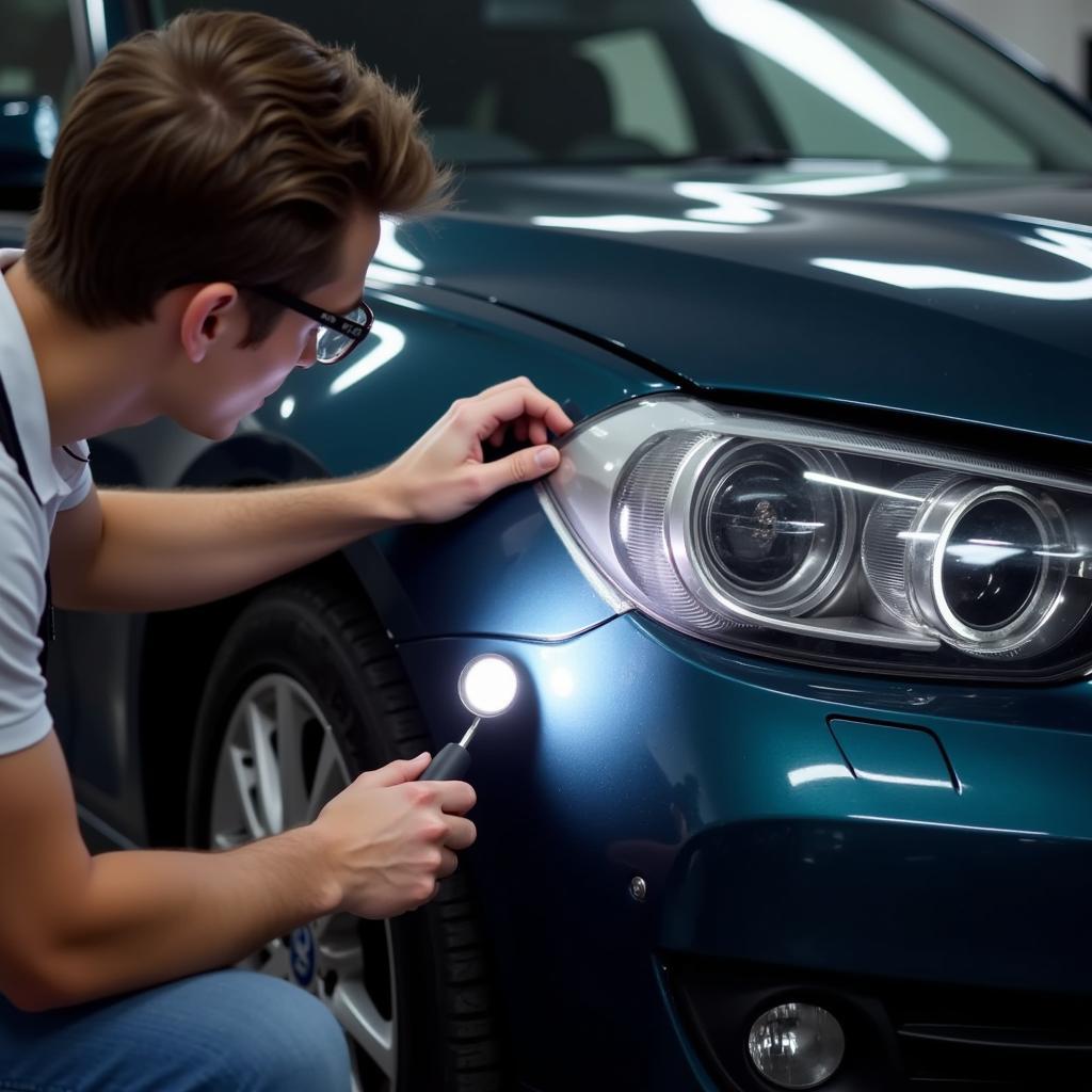 Assessing Car Bodywork Damage in Newcastle