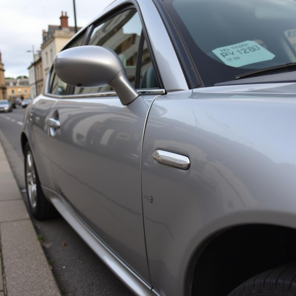 Car bodywork repair in Bath for a minor scratch