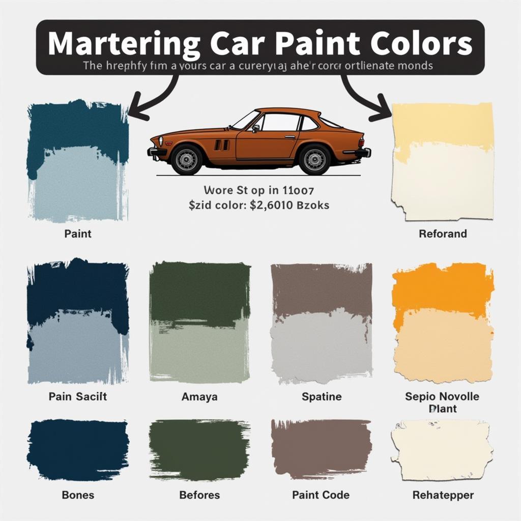 Matching Car Bodywork Repair Dye Color