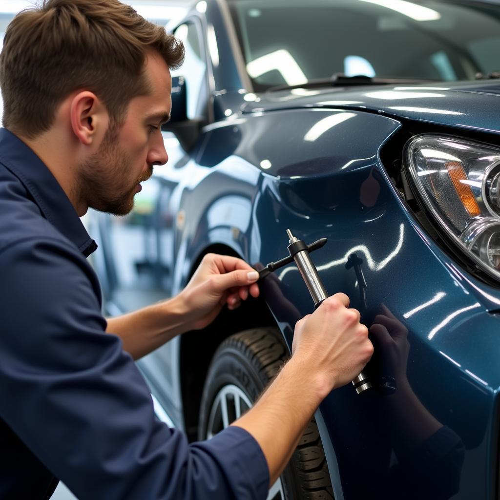 Car Bodywork Repair Inspection in Guildford