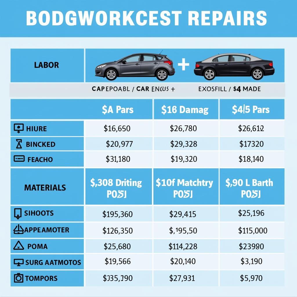 Car Bodywork Repairs Bridgwater Cost Factors