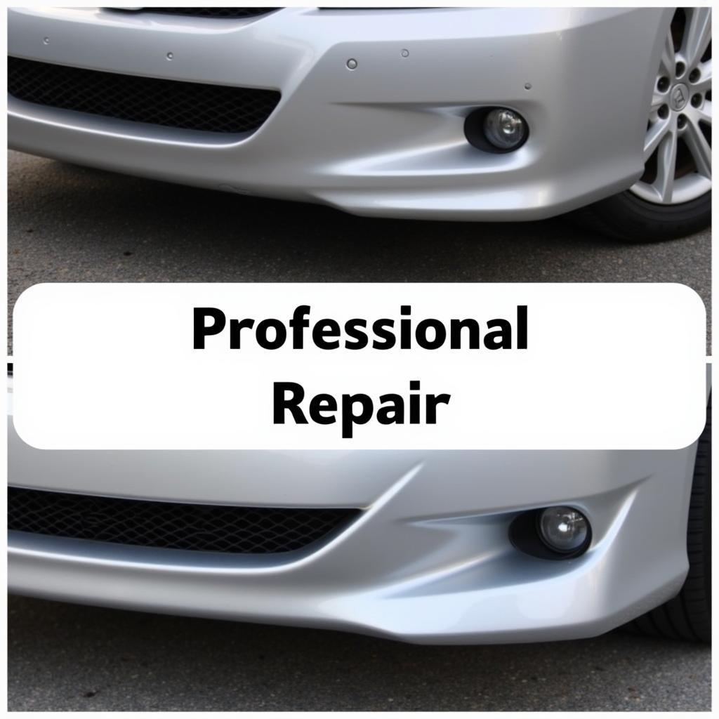 Car Bumper After Professional Repair