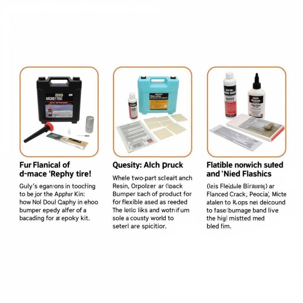 Different Types of Car Bumper Crack Repair Kits