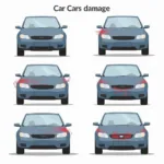 Car Bumper Damage Types in Congleton