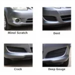 Types of Car Bumper Damage in Fort Worth