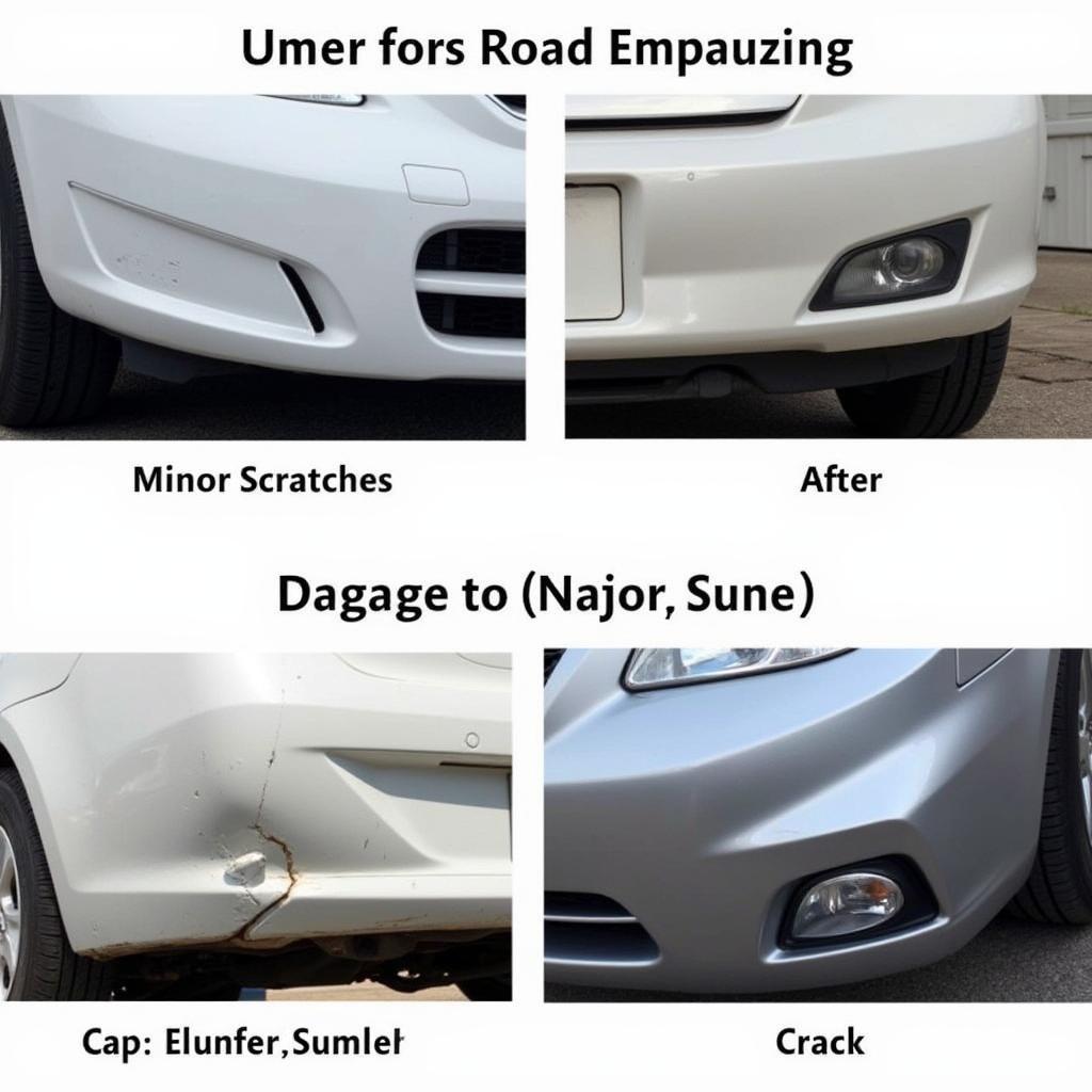 Types of Car Bumper Damage in Haddonfield