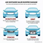 Types of Car Bumper Damage in Lower Merion