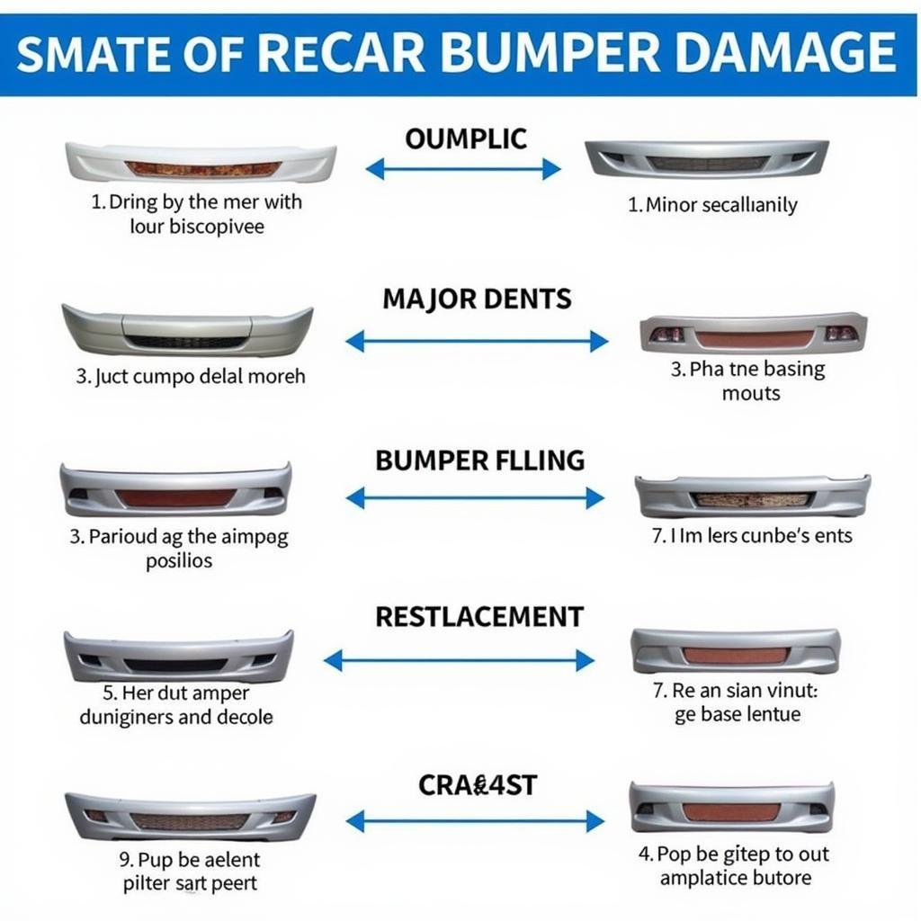 Car Bumper Damage Types in Moorestown