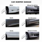 Types of Car Bumper Damage in Oxfordshire