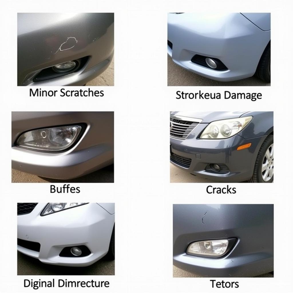 Types of Car Bumper Damage in Ruislip