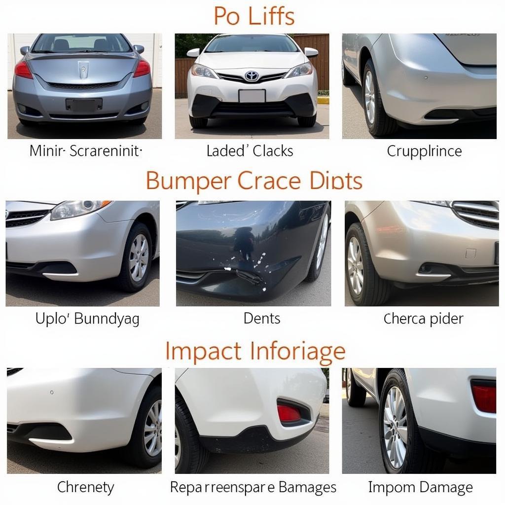 Different Types of Car Bumper Damage in Tameside