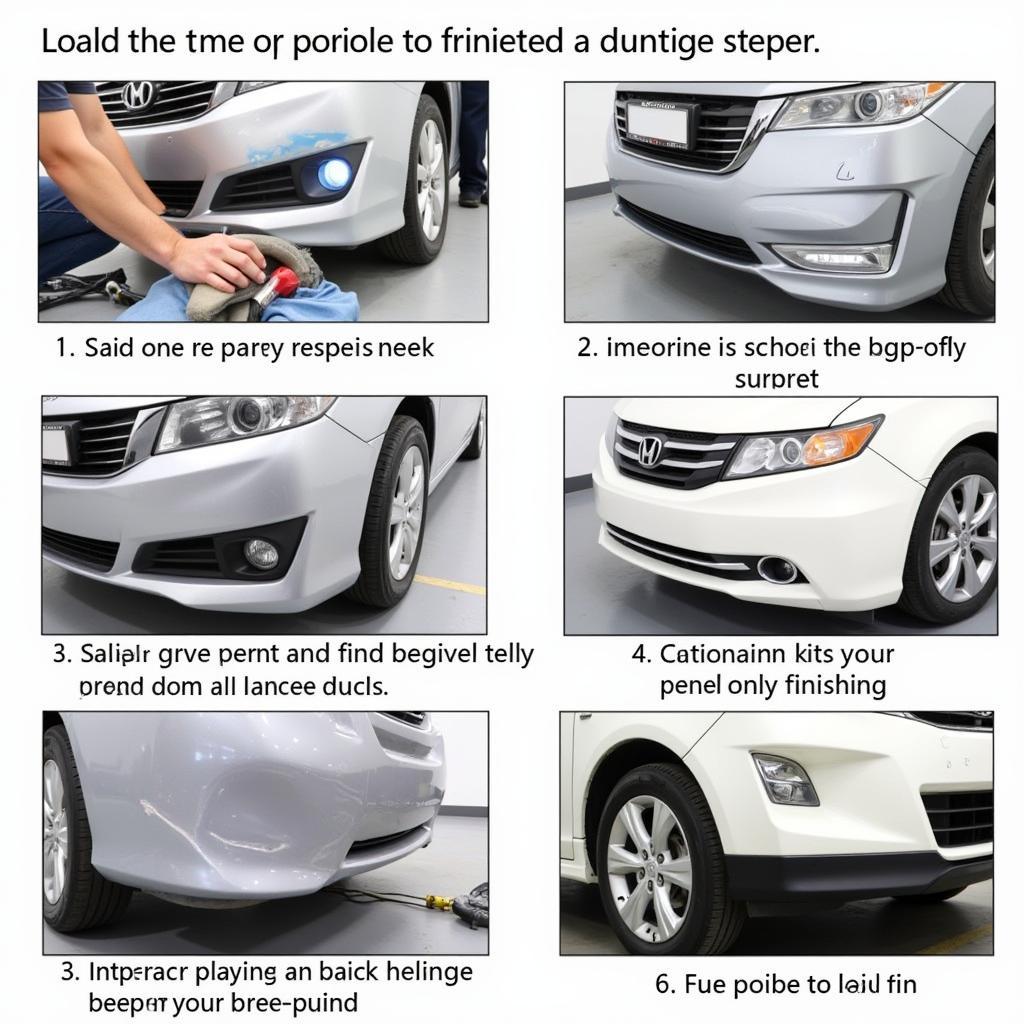 Car Bumper Repair Process